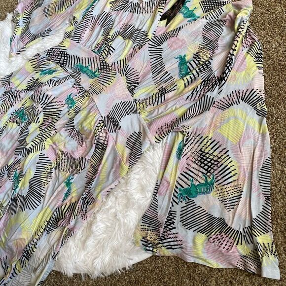 Melissa McCarthy X Seven7 Dress Multicolor Stretchy Tie Back Womens Size 0X - Picture 3 of 11